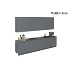 Kitchen Elite Epicure Collection Gray Color Base Size 11Ft Wide - 138x24