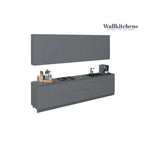 Kitchen Elite Epicure Collection Gray Color Base Size 11Ft Wide - 138x24