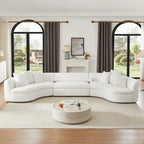Oversized Modern 3 Pieces Upholstered Sofa