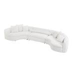 Oversized Modern 3 Pieces Upholstered Sofa