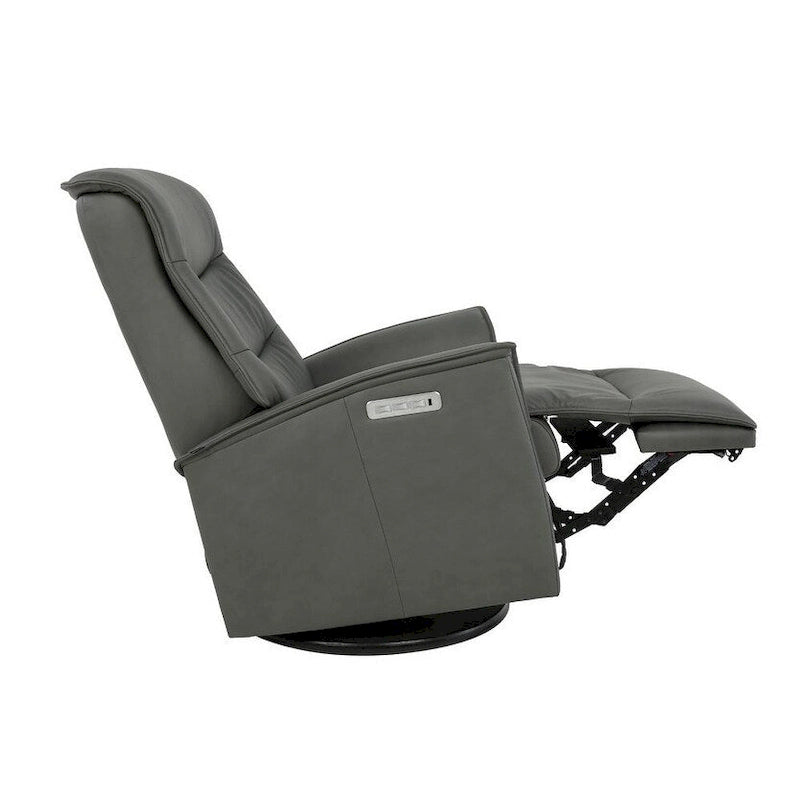 Leather Swing Recliner