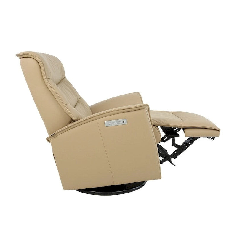 Leather Swing Recliner