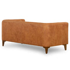 Poly & Bark Essex 74 Apartment Sofa - Full Grain Genuine Italian Leather