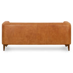 Poly & Bark Essex 74 Apartment Sofa - Full Grain Genuine Italian Leather