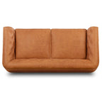 Poly & Bark Essex 74 Apartment Sofa - Full Grain Genuine Italian Leather