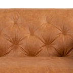 Poly & Bark Essex 74 Apartment Sofa - Full Grain Genuine Italian Leather
