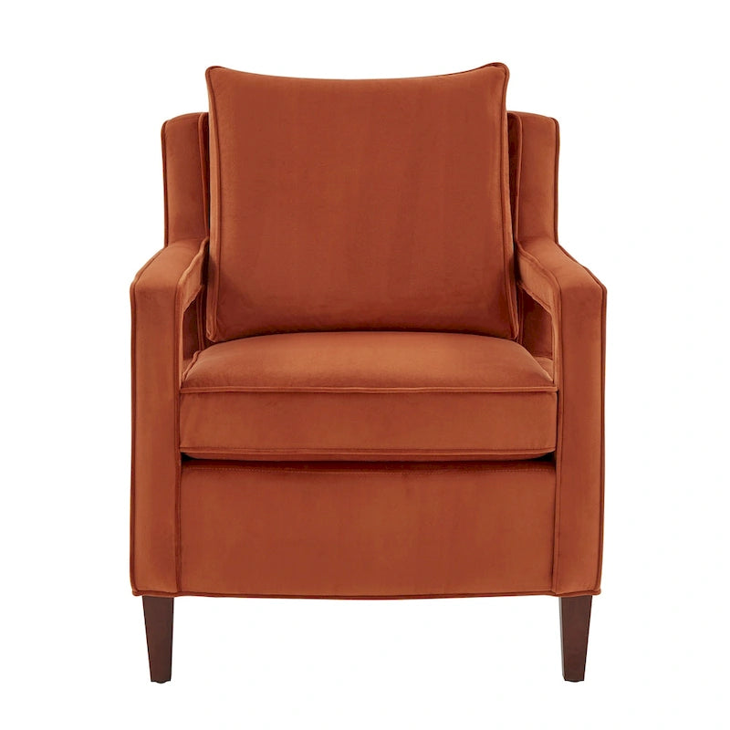 Velvet Accent Arm Chair