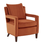 Velvet Accent Arm Chair