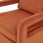 Velvet Accent Arm Chair