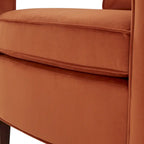 Velvet Accent Arm Chair