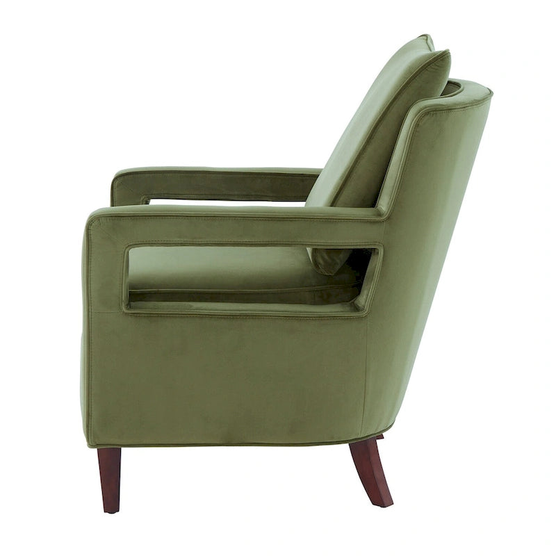 Velvet Accent Arm Chair