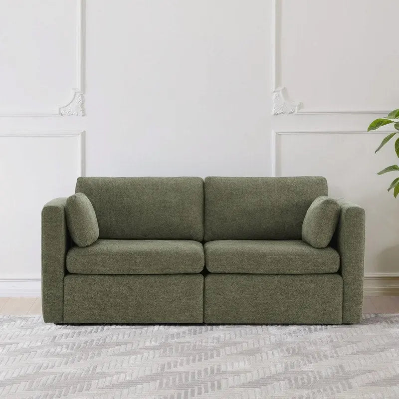 Celia Oversized Modular Sectional Fabric Sofa Set
