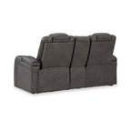 Signature Design by Ashley Fyne-Dyme Power Reclining Loveseat with Console - 74W x 43D x 43H