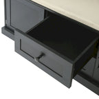 Hall Tree with 3 HooksCoat Hanger, Entryway Bench,Storage Bench, 3-in-1 Design,47.2INCH,for Entrance,Hallway