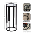 Kate and Laurel Ravalli Round Drink Table - 9x9x20