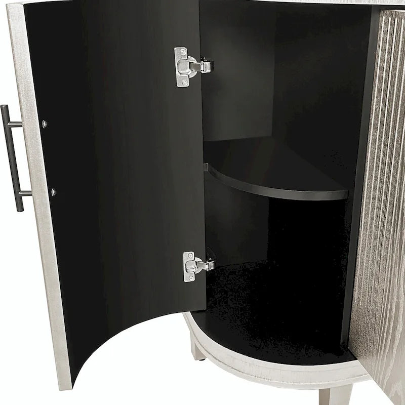 47.2-Inch Wooden Console Table & Coffee Bar Cabinet
