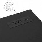 58W Fireplace TV Stand with 18 Fireplace, LED Light, USB Outlet - 58W*15.5D*24.4H