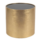 Sagebrook Home Modern Glam Wood Round Glass Coffee and End Table