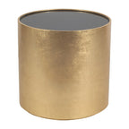 Sagebrook Home Modern Glam Wood Round Glass Coffee and End Table
