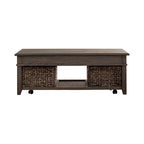 Mill Creek Peppercorn 3 Piece Lift Top Cocktail Table Set