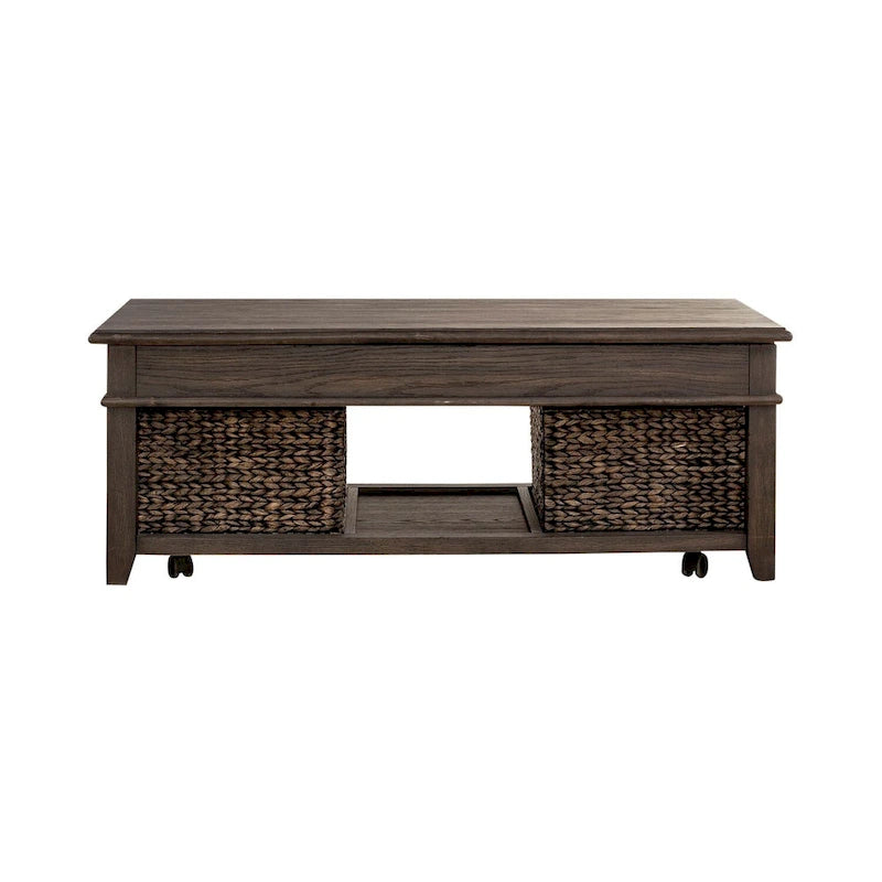 Mill Creek Peppercorn 3 Piece Lift Top Cocktail Table Set