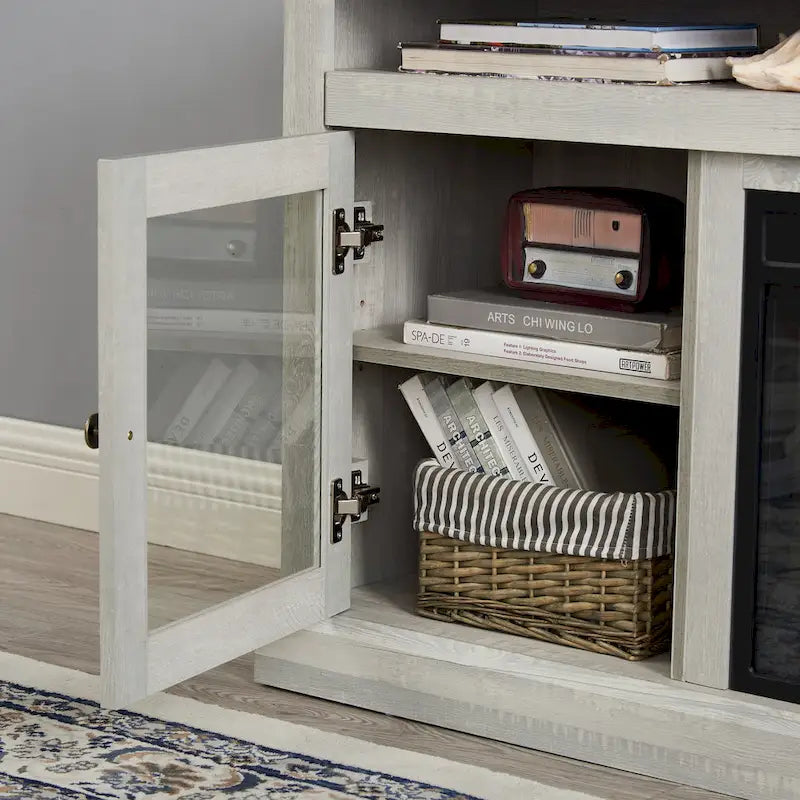 TV Stand With Insert 18 Fireplace