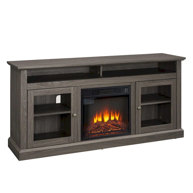 TV Stand With Insert 18 Fireplace