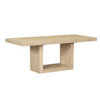 Contemporary 6-Piece Extendable Wood Dining Table Set Kitchen Table Set with Upholstered Bench and 4 Dining Chairs