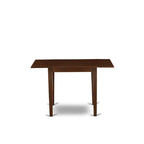 East West Furniture Kitchen Table Set Consists of a Rectangle Dining Table and Parson Chairs, Mahogany (Pieces Options)