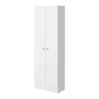 Storage Cabinet Pipestone, Double Door, White Finish,High quality and durable