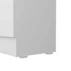 Storage Cabinet Pipestone, Double Door, White Finish,High quality and durable