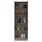 Storage Cabinet Pipestone, Double Door, White Finish,High quality and durable