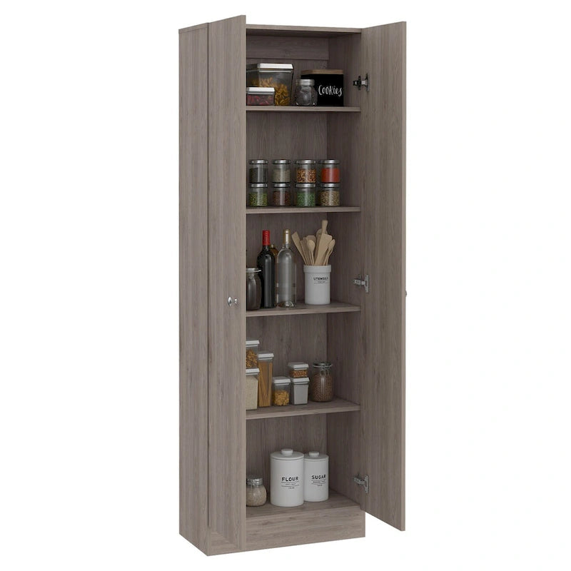 Storage Cabinet Pipestone, Double Door, White Finish,High quality and durable