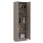 Storage Cabinet Pipestone, Double Door, White Finish,High quality and durable