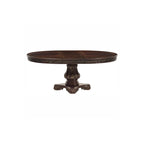 Shelby Cherry Traditional Fabric Oval Double Pedestal Dining Room Set