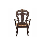 Shelby Cherry Traditional Fabric Oval Double Pedestal Dining Room Set