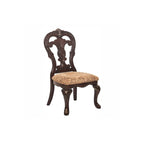 Shelby Cherry Traditional Fabric Oval Double Pedestal Dining Room Set