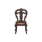 Shelby Cherry Traditional Fabric Oval Double Pedestal Dining Room Set