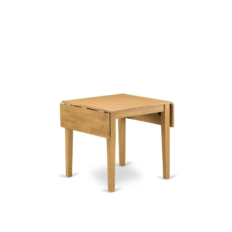 East West Furniture Dining Set- a Rectangle Dining Room Table and Kitchen Chairs, Oak (Pieces Option)