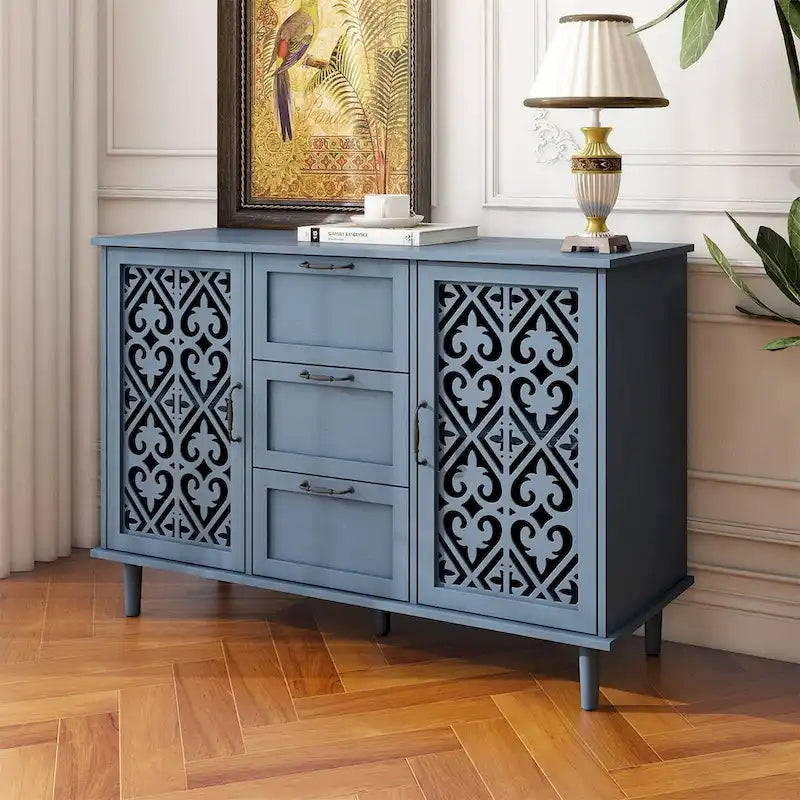 2 Door 3 Drawer Cabinet for Bedroom Living Room