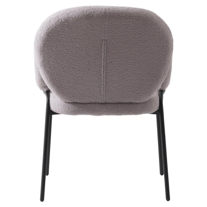 Soft-Cushioned Wrought Iron Dining Chair