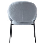 Soft-Cushioned Wrought Iron Dining Chair