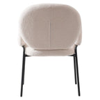 Soft-Cushioned Wrought Iron Dining Chair