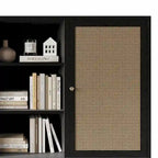CraftPorch Mid-Century Modern Black SideBoard Cabinet