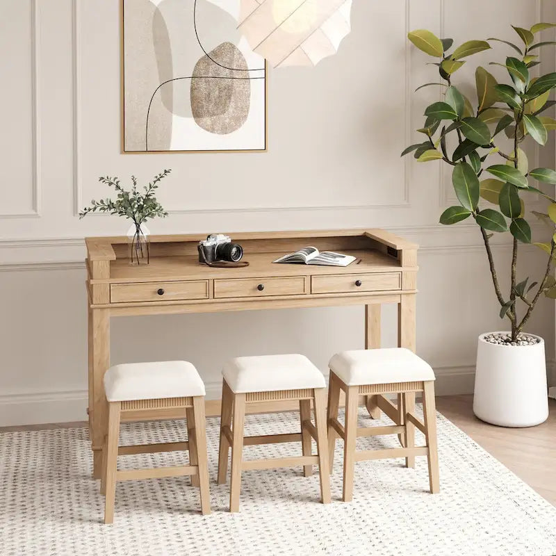4-Piece Dining Bar Table Set