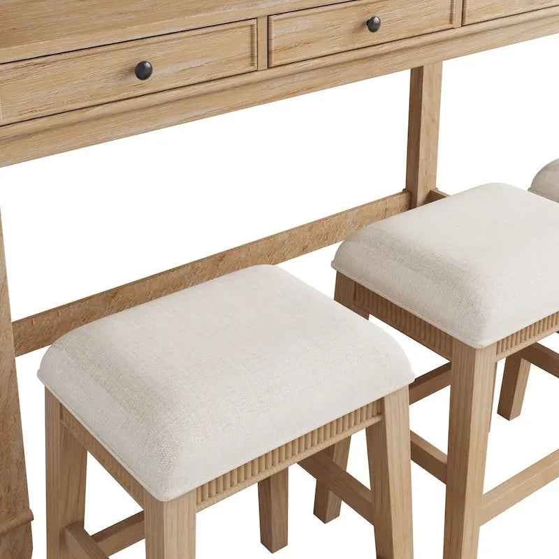 4-Piece Dining Bar Table Set