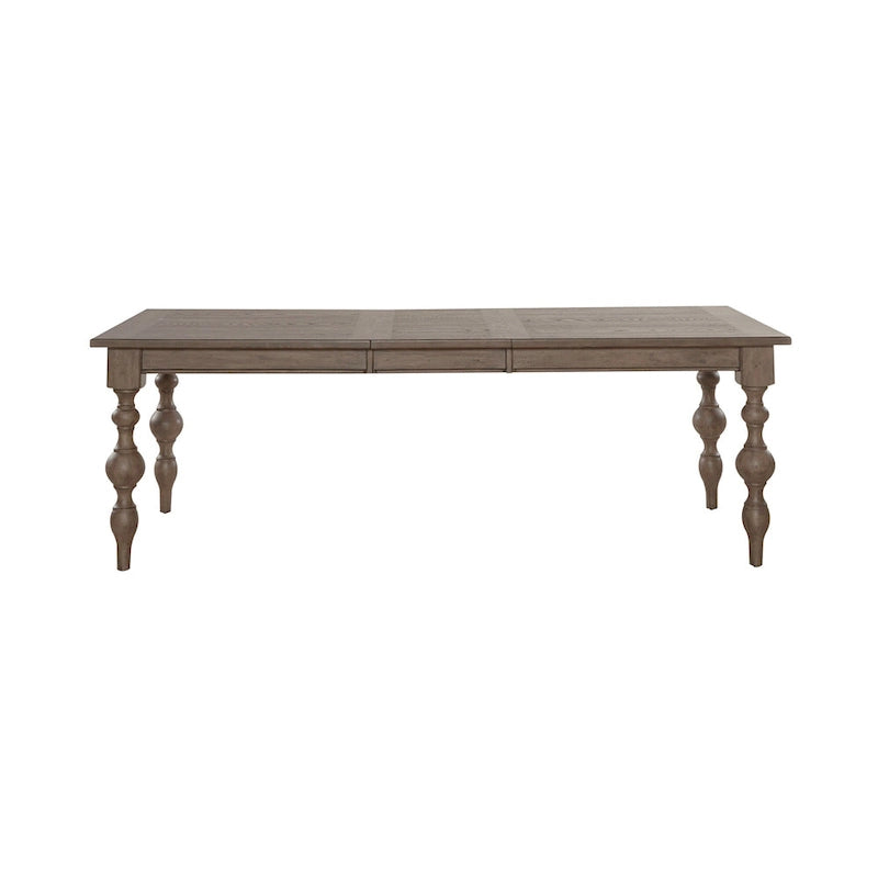 Americana Farmhouse Dusty Taupe 6 Piece Rectangular Table Set