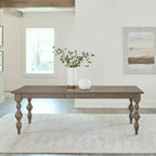 Americana Farmhouse Dusty Taupe 6 Piece Rectangular Table Set