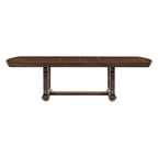 9 PCS Dining Table w Extension Leaf 2x Armchairs and 6x Side Chairs