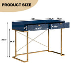 Glossy Storage Home Office Desk with Drawer